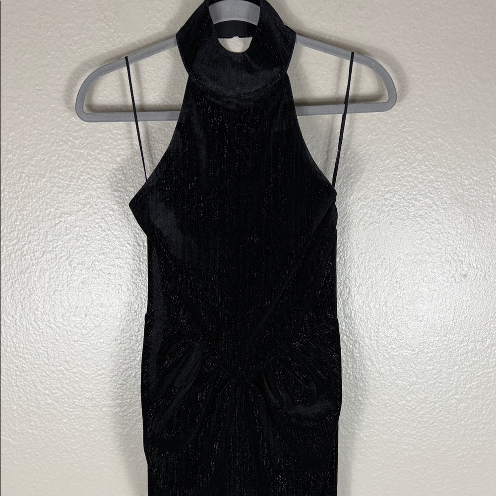 Michael Costello × REVOLVE Ataya Gown in Black - Picture 4 of 9